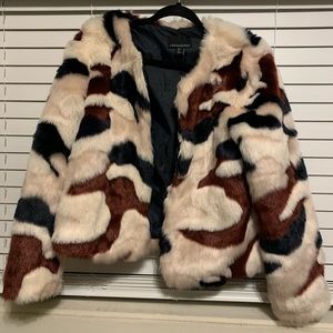 Cynthia Rowley Faux Fur Jacket